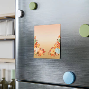 Autumn Harvest Note Pads - Fall Pumpkin Floral Design - Dipaliz - Paper Products