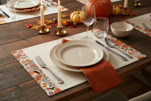 Autumn Harvest Placemat - Cotton Twill Fall Foliage - Dipaliz - Placemats