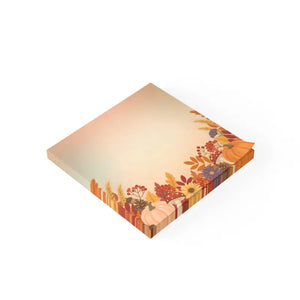 Autumn Harvest Note Pads - Fall Pumpkin Sticky Notes - Dipaliz - 3’’ x / White - Paper Products