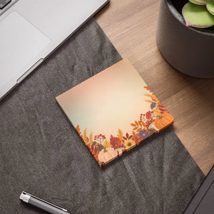 Autumn Harvest Note Pads - Fall Pumpkin Sticky Notes - Dipaliz - Paper Products