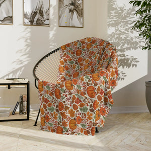 Harvest Velveteen Blanket – Fall Leaves - Dipaliz - Blankets