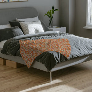 Harvest Velveteen Blanket – Fall Leaves - Dipaliz - Blankets