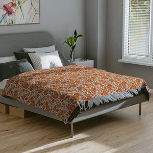 Harvest Velveteen Blanket – Fall Leaves - Dipaliz - Blankets