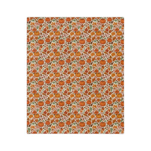 Harvest Velveteen Blanket – Fall Leaves - Dipaliz - Blankets