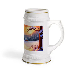 Autumn Landscape Beer Stein Mug - Fall Vibes - Dipaliz - 22oz - Mugs