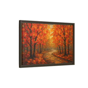 Autumn Landscape Canvas Print - Cozy Fall Glow Forest Art - Dipaliz - Prints