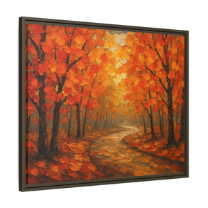 Autumn Landscape Canvas Print - Cozy Fall Glow Forest Art - Dipaliz - Prints