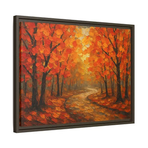 Autumn Landscape Canvas Print - Cozy Fall Glow Forest Art - Dipaliz - Prints