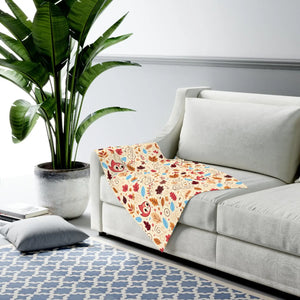 Autumn Leaves Baby Swaddle Blanket – Organic - Dipaliz - Swaddling Blankets