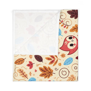 Autumn Leaves Baby Swaddle Blanket – Organic - Dipaliz - Swaddling Blankets