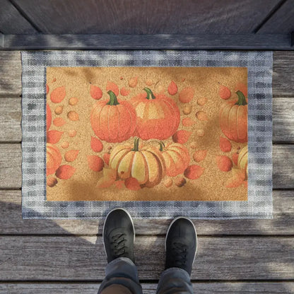 Step Up your Entryway with the Autumn Leaves Coir Door Mat - 24’’ x 16’’ Home Decor