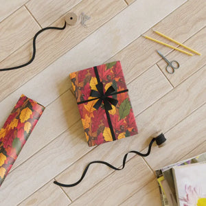 95gsm Fine Art Autumn Wrapping Paper Satin Finish - Dipaliz