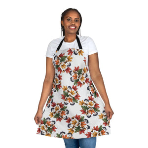 Autumn Leaves Kitchen Apron - Fall Floral Chef - Dipaliz - Aprons