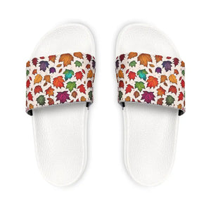 Slide Sandals Autumn Leaves Kids Adventure Style - Dipaliz