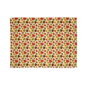 Autumn Leaves Minky Blanket - Cozy Soft Bedding - Dipaliz - 30’’ × 40’’ - Blankets