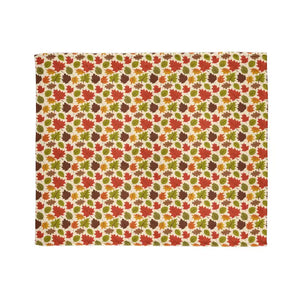 Autumn Leaves Minky Blanket - Cozy Soft Bedding - Dipaliz - 50’’ × 60’’ - Blankets