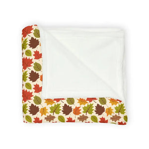 Autumn Leaves Minky Blanket - Cozy Soft Bedding - Dipaliz - Blankets