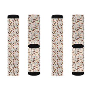 Autumn Leaves Sublimation Socks – Cozy Fall Pattern Crew