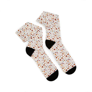 Autumn Leaves Sublimation Socks – Cozy Fall Pattern Crew