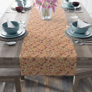 Cotton Twill Table Runner - Cozy Cottage Floral Design - Dipaliz - 16’’ × 72’’ / Runners