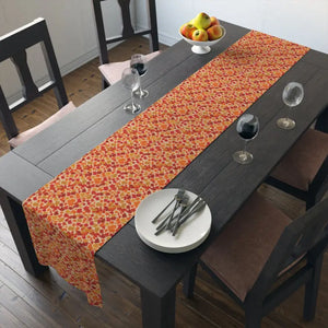 Cotton Twill Table Runner - Cozy Cottage Floral Design - Dipaliz - Runners