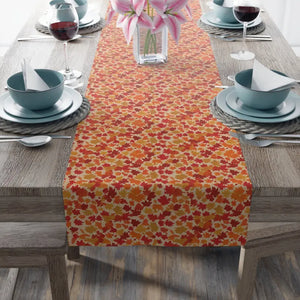 Cotton Twill Table Runner - Cozy Cottage Floral Design - Dipaliz - Runners