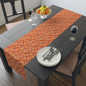 Cotton Twill Table Runner - Cozy Cottage Floral Design - Dipaliz - Runners