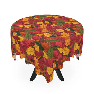Premium Quality Fall Tablescape Autumn Tablecloth by Dipaliz - one Size / White - Tablecloths