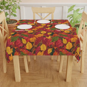 Premium Quality Fall Tablescape Autumn Tablecloth by Dipaliz - one Size / White - Tablecloths