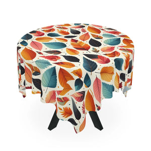 Autumn Leaves Tablecloth – Polyester Fall Decor - Dipaliz - Tablecloths