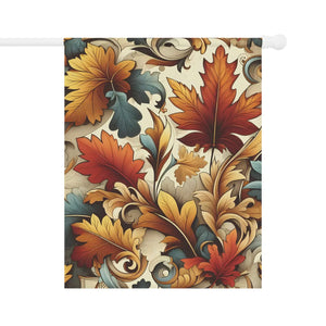 Autumn Leaves House Banner – Durable Poly Poplin - Dipaliz - Flags & Windsocks