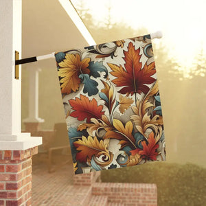 Autumn Leaves House Banner - Durable Poly Poplin-canvas - Dipaliz - Flags & Windsocks