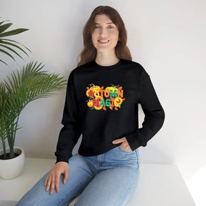 Autumn Magic Floral Crewneck Sweatshirt - Sweatshirts
