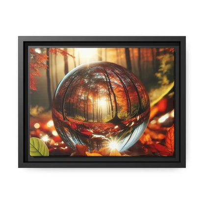 Autumn Magic Matte Canvas Black Frame Art by Dipaliz - 12’’ x 9’’ (horizontal) / 1.25’’