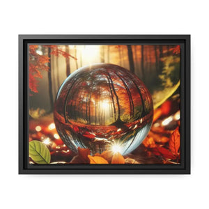 Matte Canvas Black Frame Autumn Leaves Wall Art - Dipaliz - 14″ x 11″ (horizontal) / 1.25’’ - Posters Prints & Visual