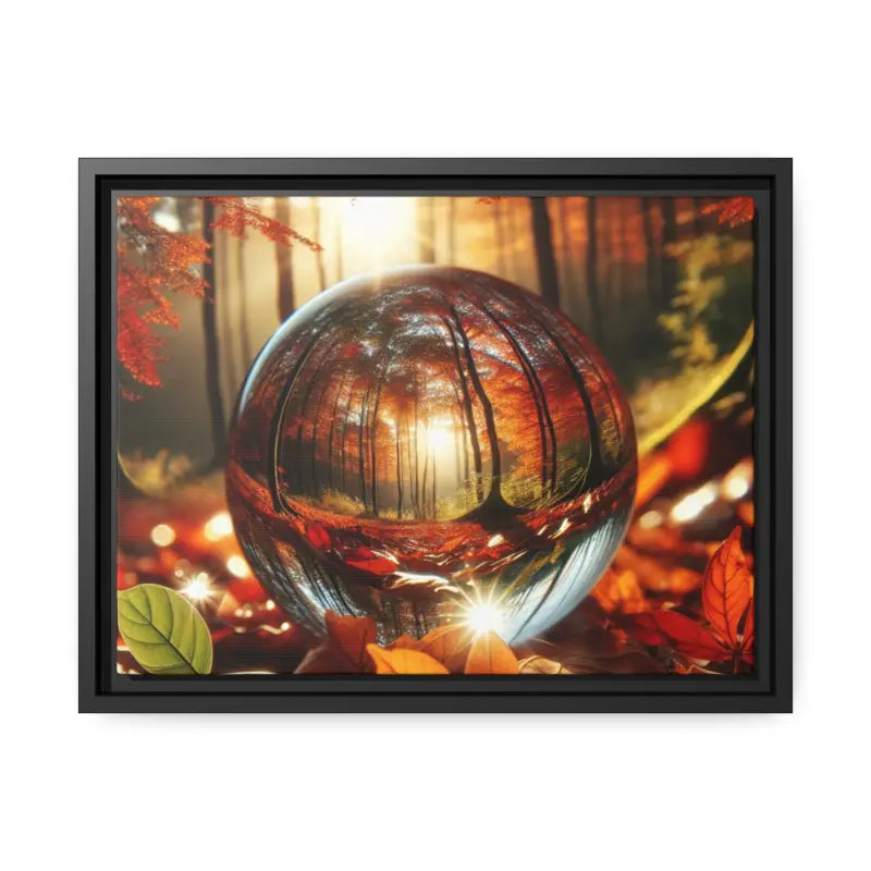 Autumn Magic Matte Canvas Black Frame Art by Dipaliz - 16″ x 12″ (horizontal) / 1.25’’