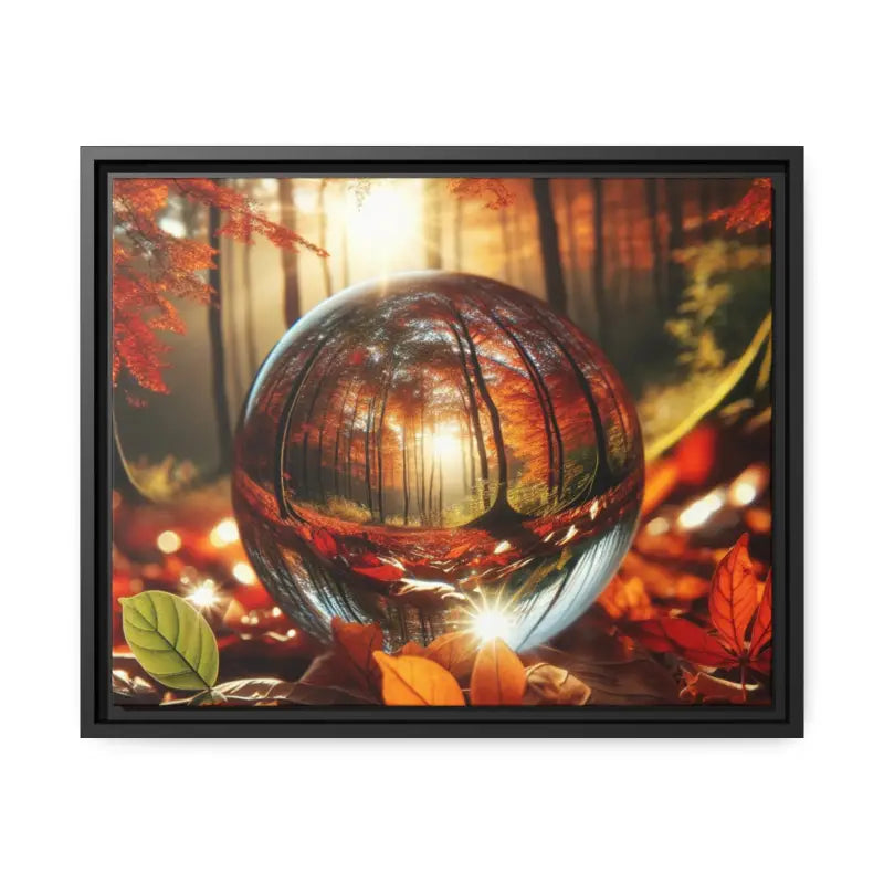 Autumn Magic Matte Canvas Black Frame Art by Dipaliz - 20″ x 16″ (horizontal) / 1.25’’