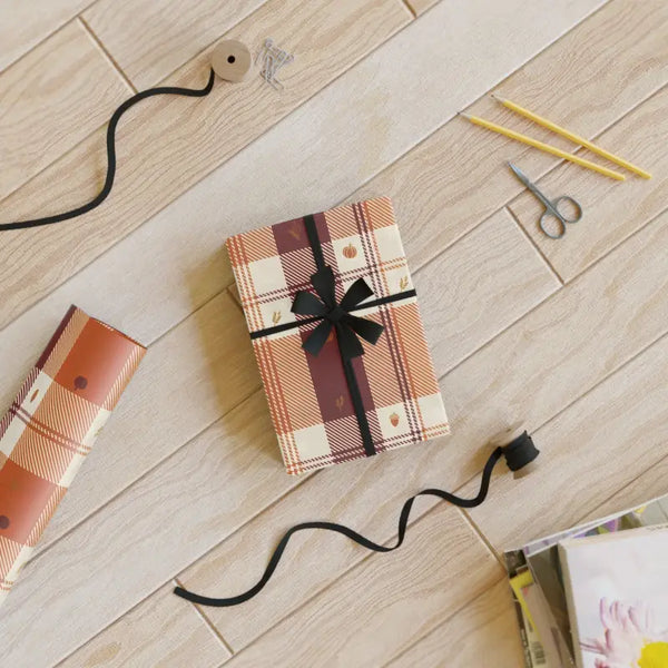 95gsm Fine Art Wrapping Paper Burnt Orange Satin Finish - Dipaliz - 28’’ x 39’’