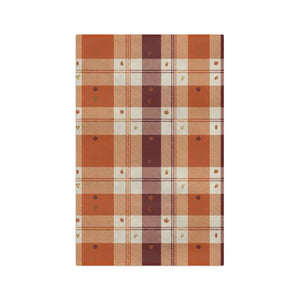 Autumn Plaid Microfiber Tea Towel - Quick Dry Cozy - Dipaliz - 16’’ × 25’’ - Kitchen Towels