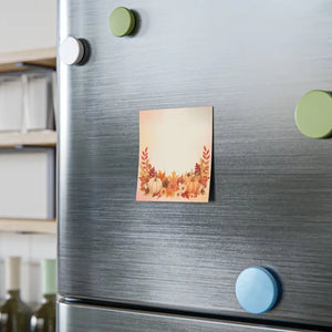 Autumn Notepad - Fall Florals and Pumpkins Design - Dipaliz - Paper Products