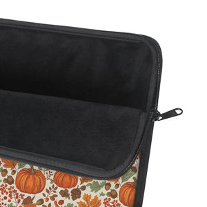 Slim Laptop Sleeve - Autumn Pumpkin Pattern Fall - Dipaliz - Sleeves