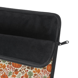 Slim Laptop Sleeve - Autumn Pumpkin Pattern Fall - Dipaliz - Sleeves