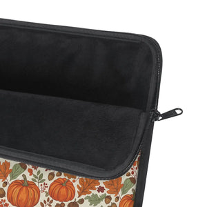 Slim Laptop Sleeve - Autumn Pumpkin Pattern Fall - Dipaliz - Sleeves