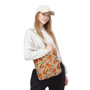 Sturdy Pumpkin Pattern Tote Bag - Autumn Market - Dipaliz - Bags