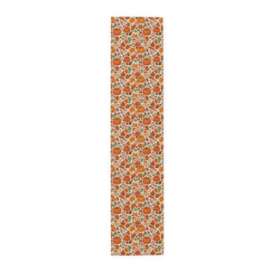 Autumn Pumpkins Table Runner - Cotton Twill Fall Decor - Dipaliz - Runners