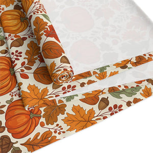 Autumn Pumpkins Table Runner - Cotton Twill Fall Decor - Dipaliz - Runners