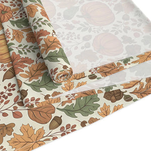 Autumn Pumpkins Table Runner - Cotton Twill Fall Decor - Dipaliz - Runners