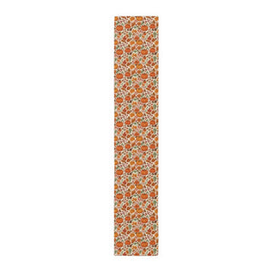 Autumn Pumpkins Table Runner - Cotton Twill Fall Decor - Dipaliz - Runners