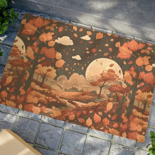 Autumn Scenery Doormat: Embrace The Season In Style! - Home Decor