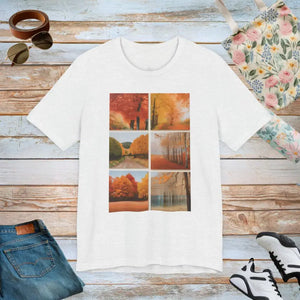 Autumn Vibes Unisex Jersey Short Sleeve Tee - Dipaliz - Ash / s - T-shirts
